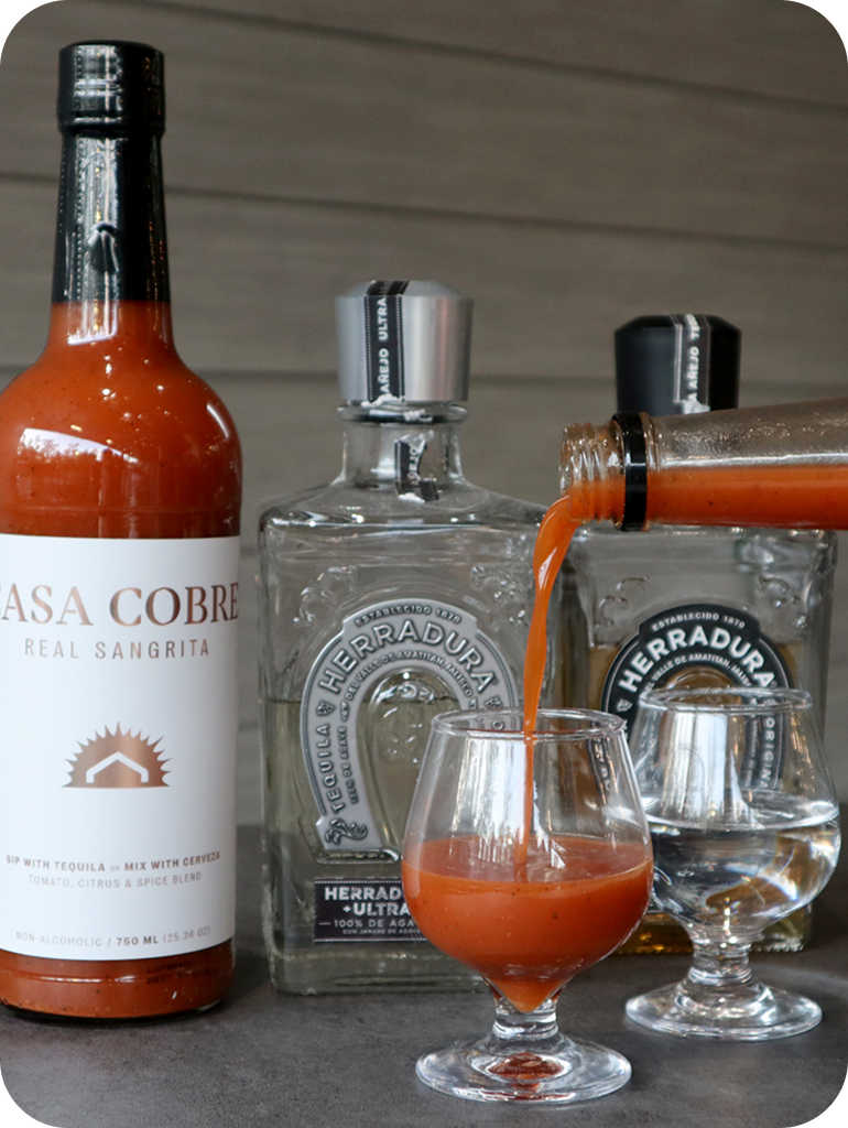 <p>Real Sangrita &<br/>Tequila Pairing</p>